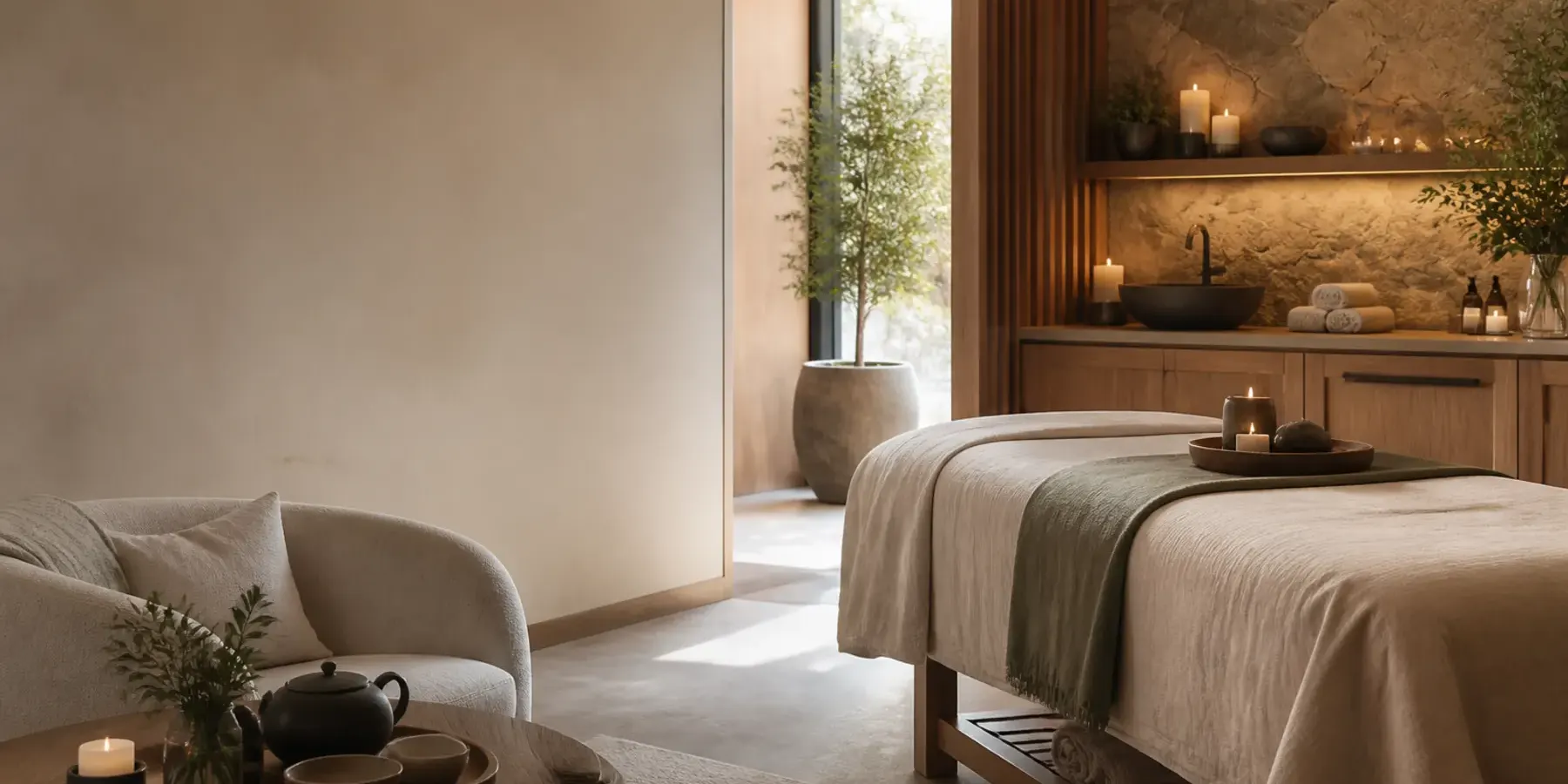 Calm spa setting for contacting Spa Chevy Chase in Chevy Chase, Maryland