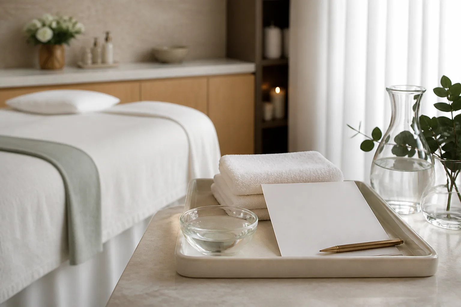 30min Hydra-facial service setting at Spa Chevy Chase