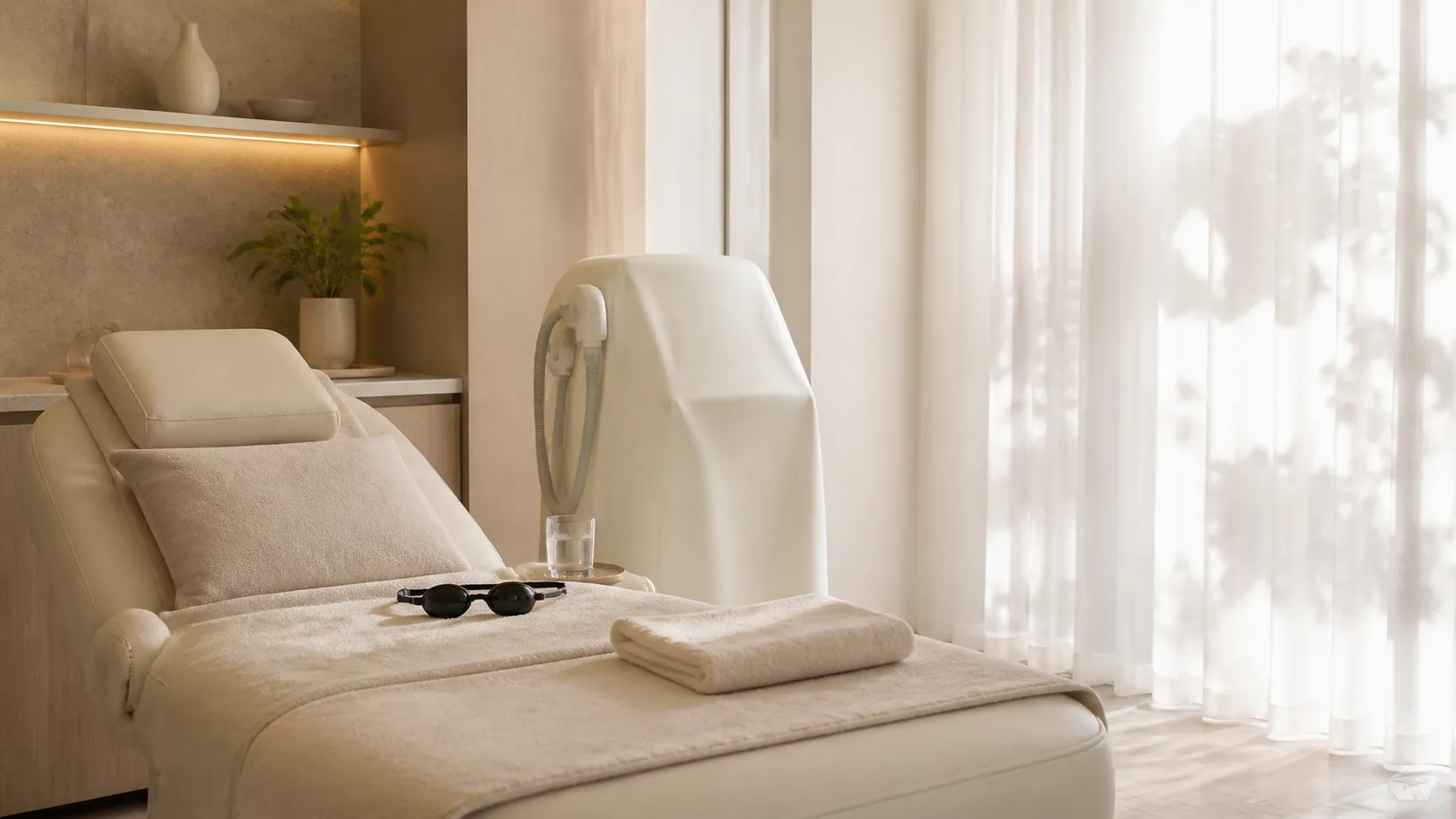 BBL Skin Rejuvenation treatment setting at Spa Chevy Chase