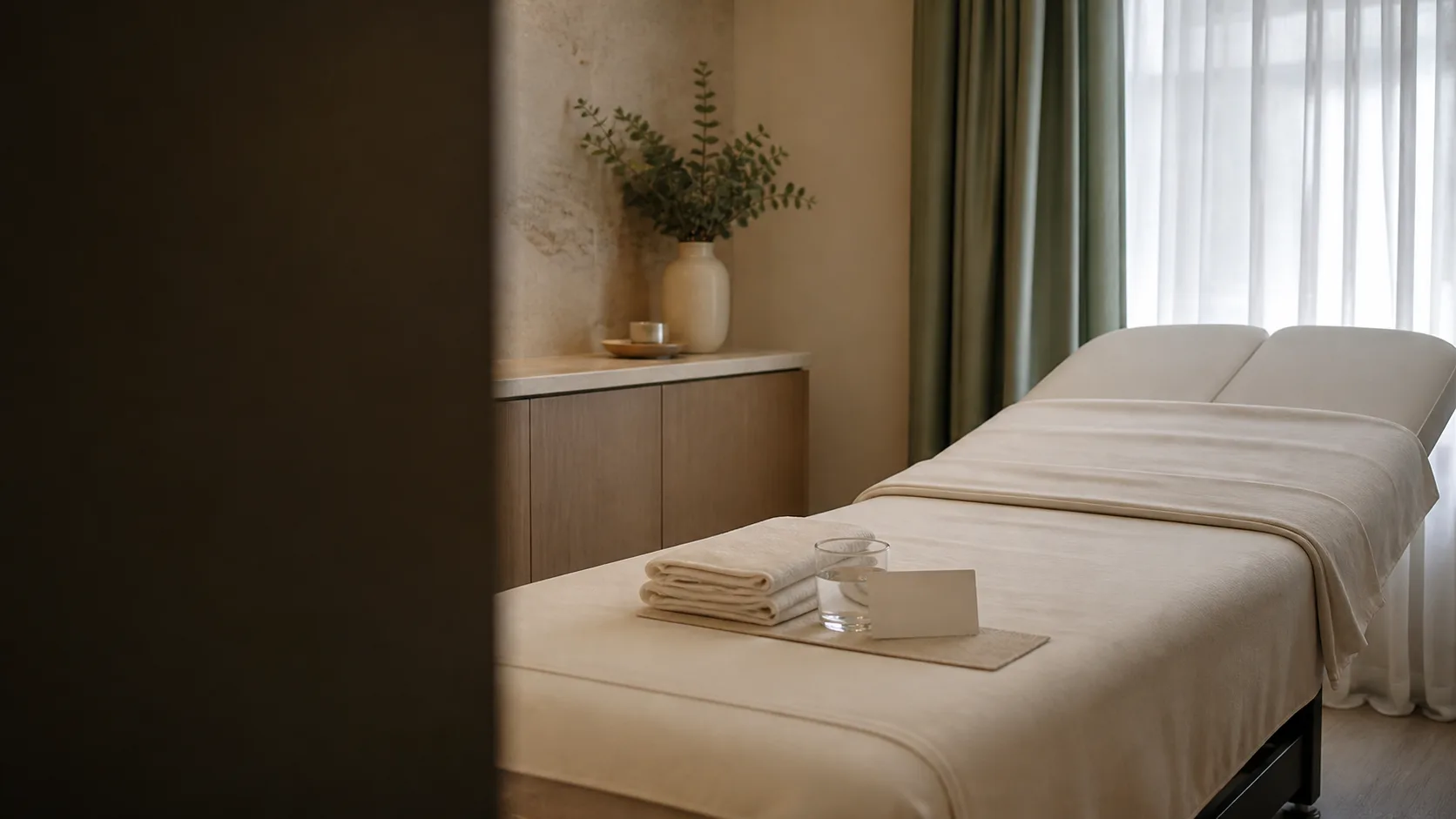 Bikini Wax treatment setting at Spa Chevy Chase