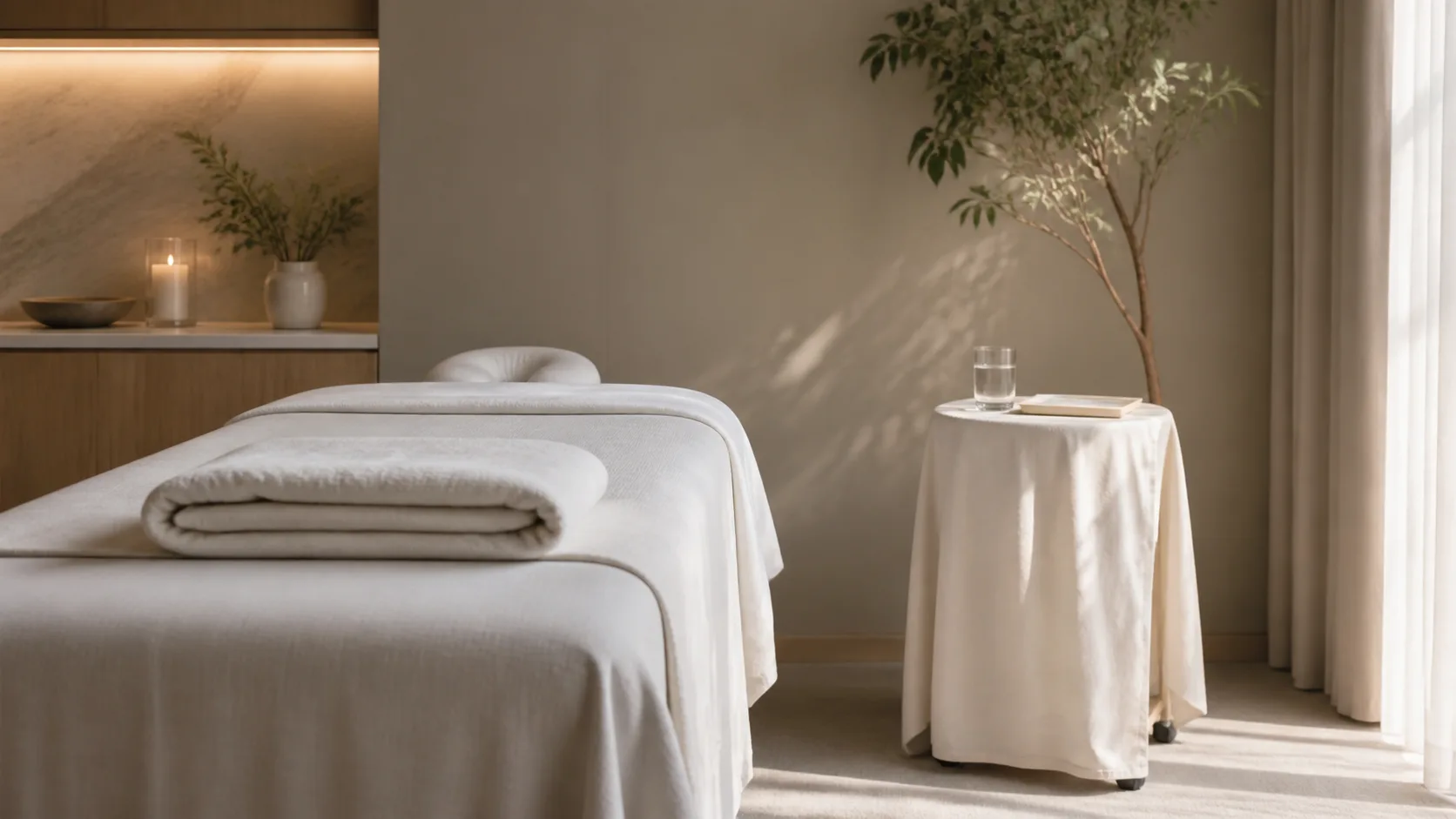 Body Contouring treatment setting at Spa Chevy Chase
