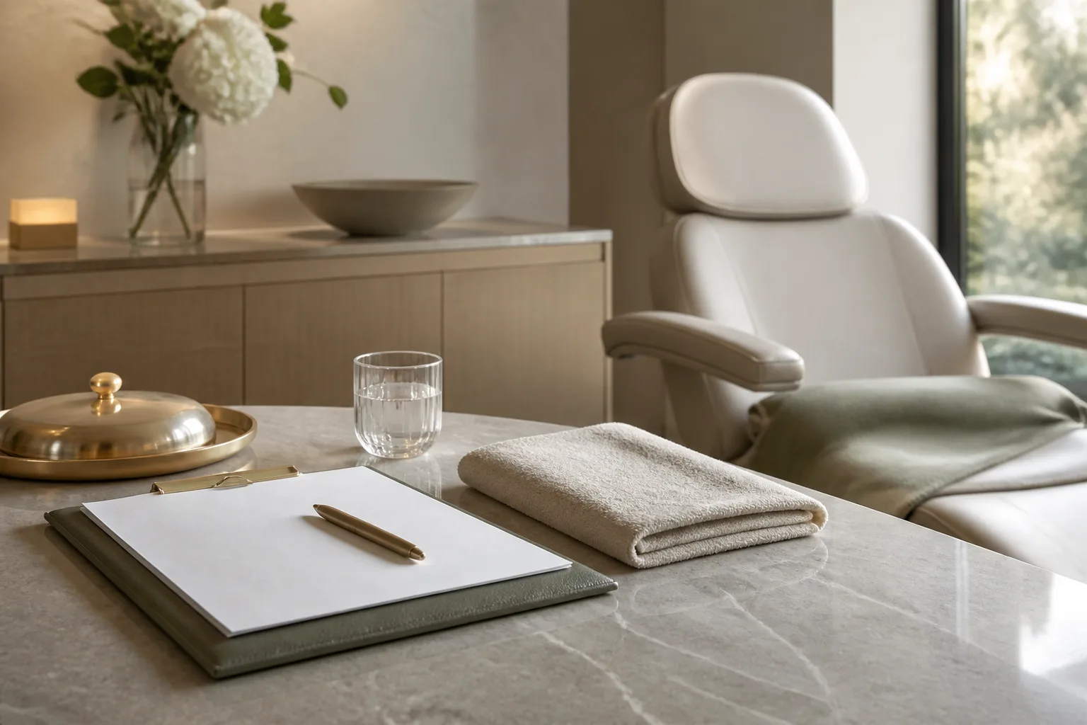 Botox service setting at Spa Chevy Chase