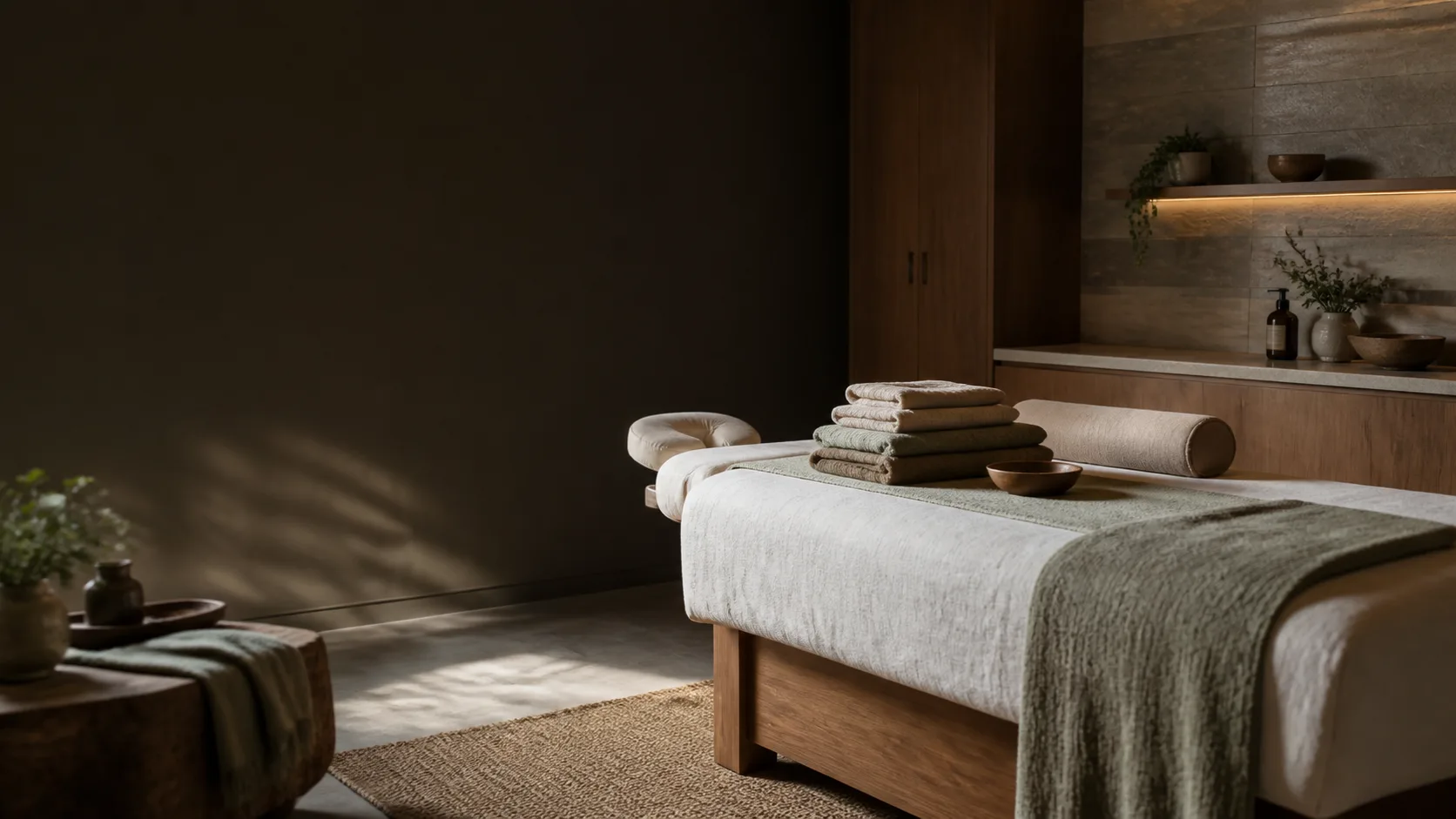 DEEP TISSUE TRANSFORMATION treatment setting at Spa Chevy Chase