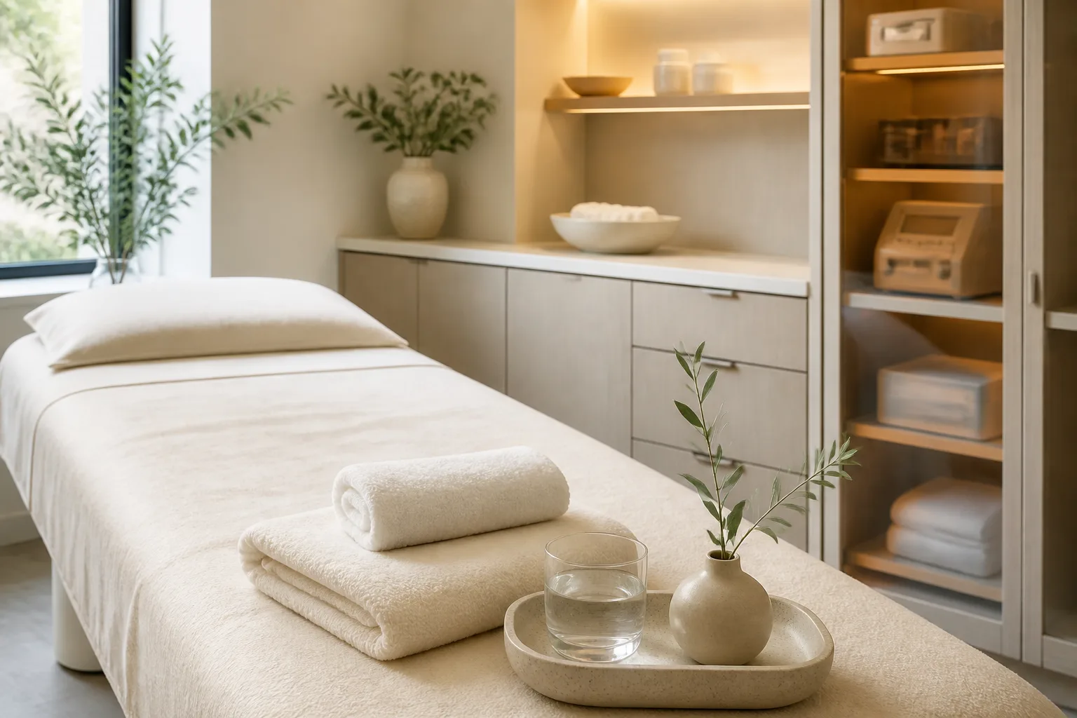 Laser hair Full Body removal service setting at Spa Chevy Chase