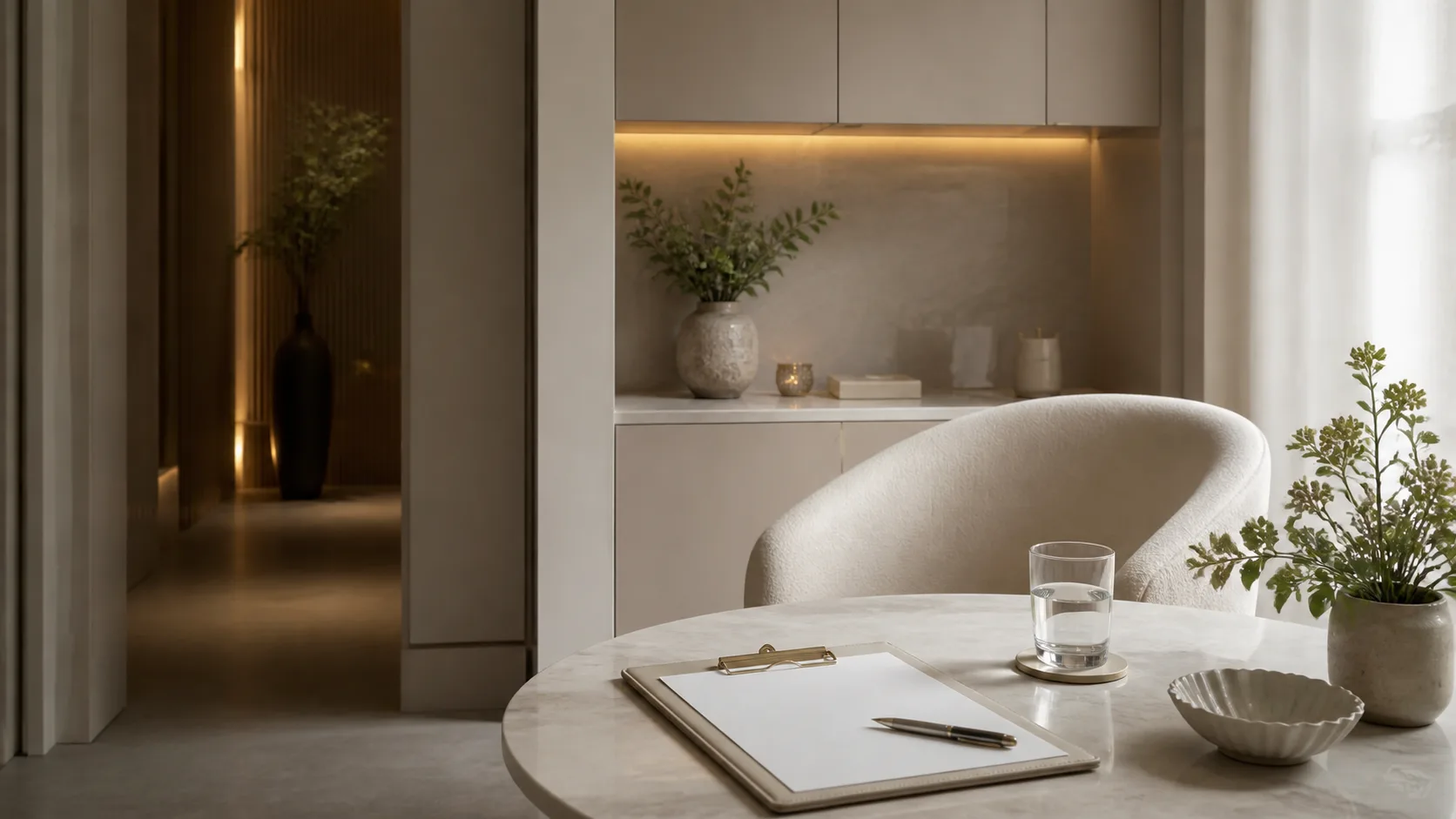Med spa service consultation treatment setting at Spa Chevy Chase