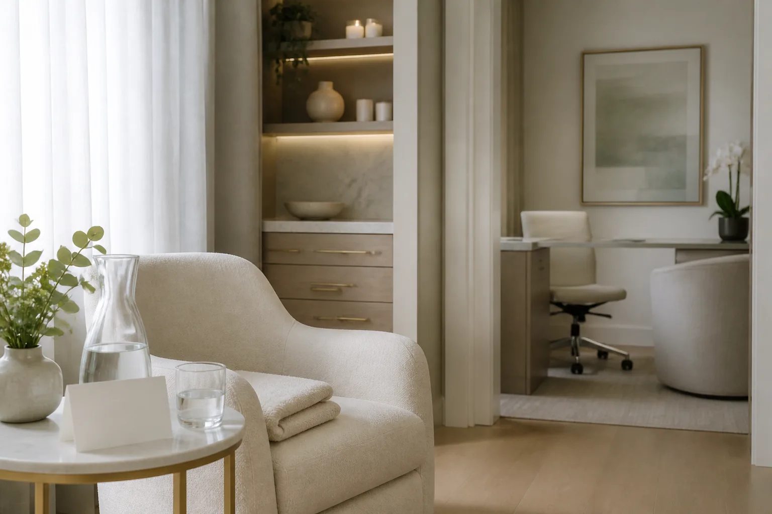 Thoughtful med spa service consultation planning at Spa Chevy Chase