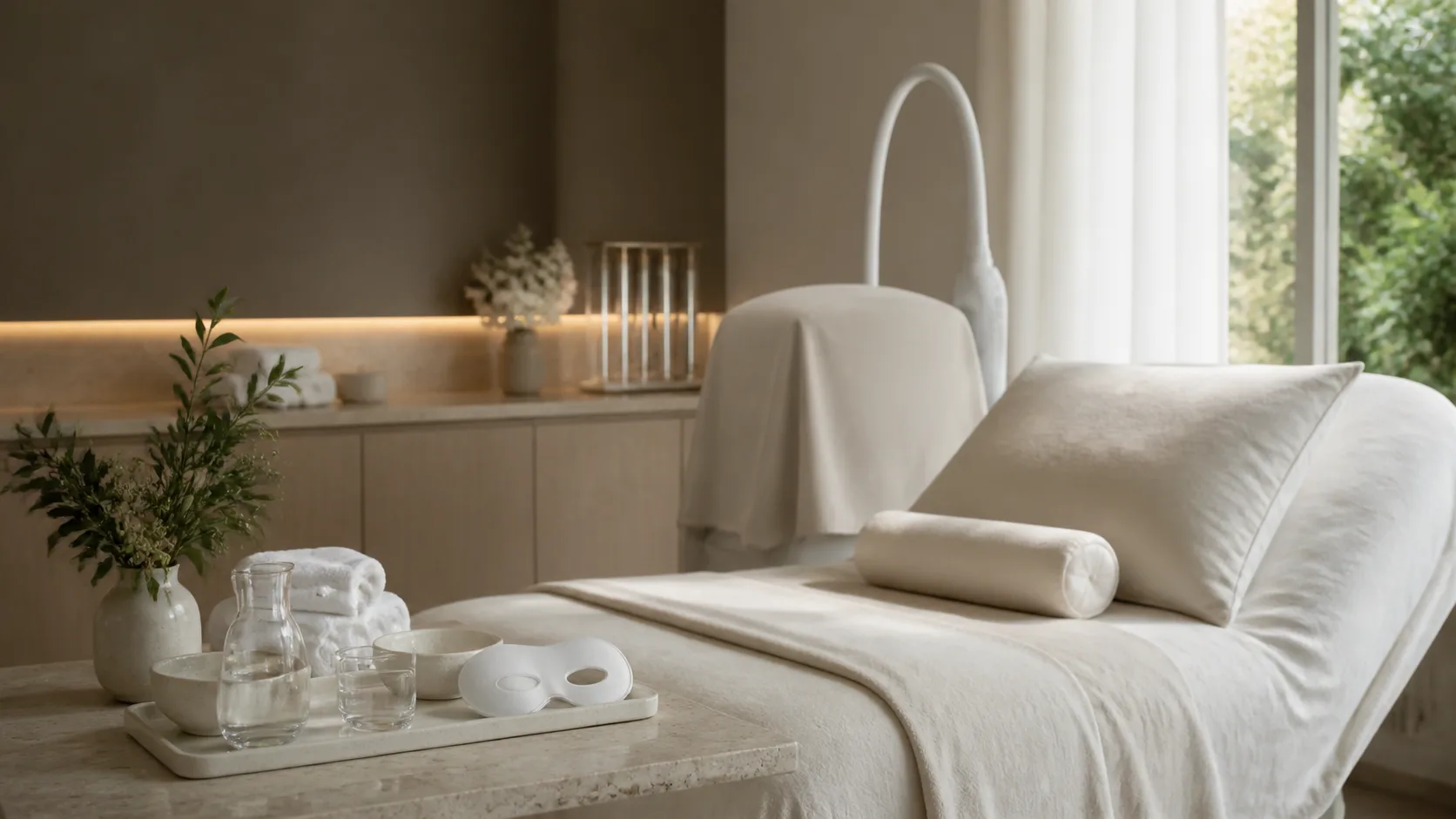 Pico- glass skin treatment setting at Spa Chevy Chase