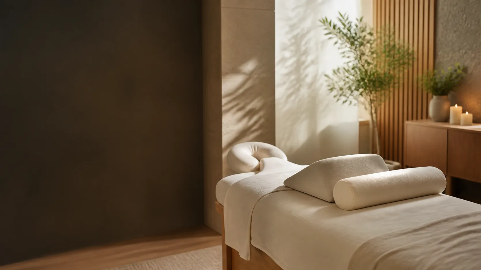 Prenatal massage treatment setting at Spa Chevy Chase