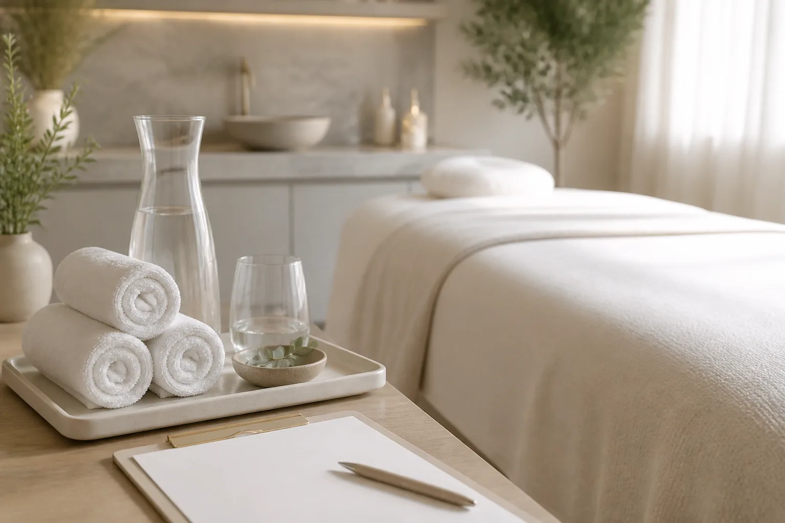 Renew body service setting at Spa Chevy Chase