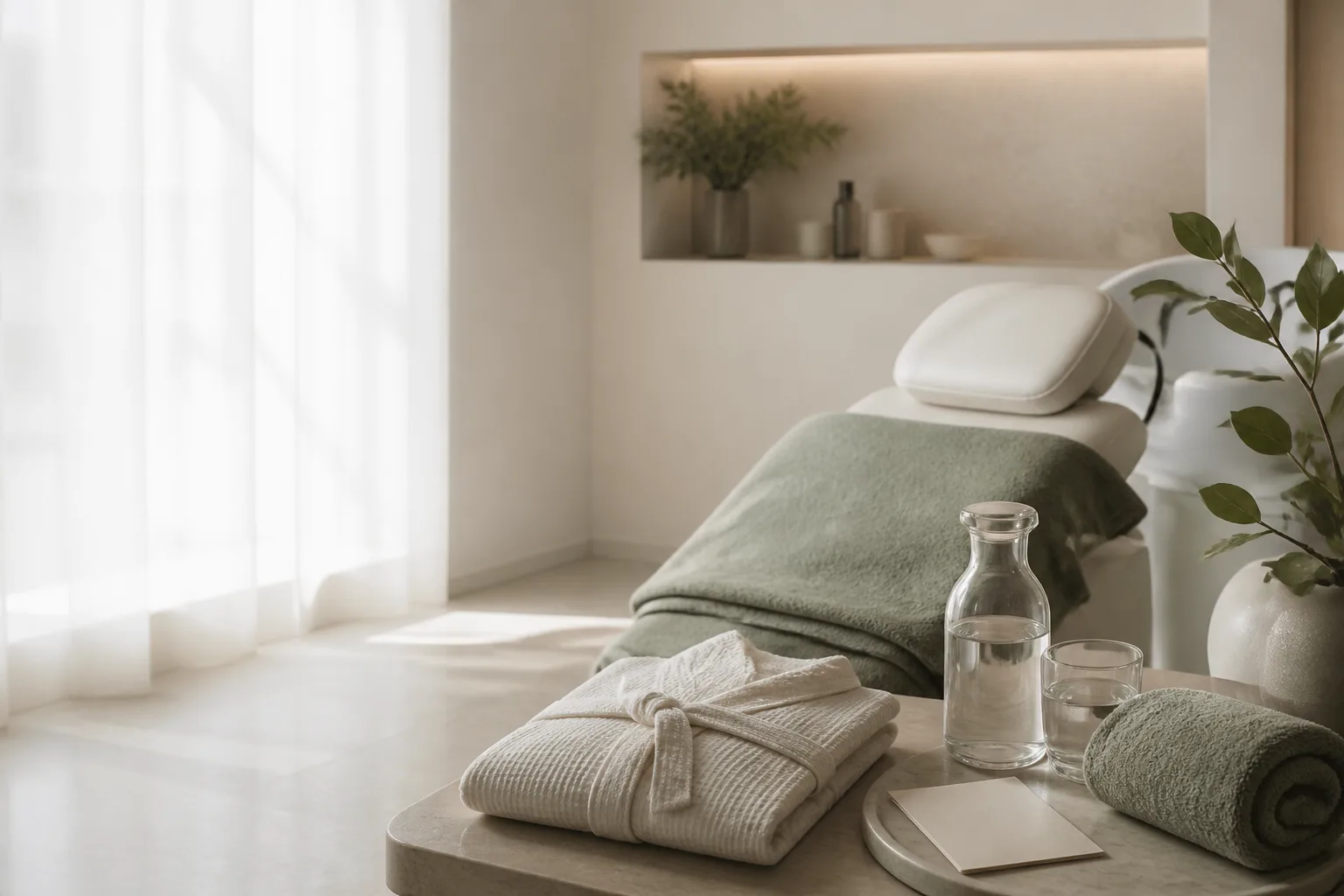 Thoughtful scalp treatmentfor anti-shedding hair planning at Spa Chevy Chase