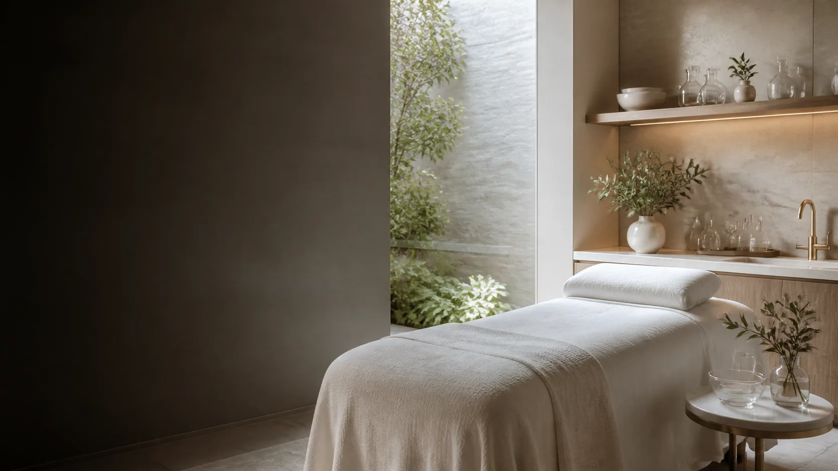 SkinCeuticals BRIGHTENING facial treatment setting at Spa Chevy Chase