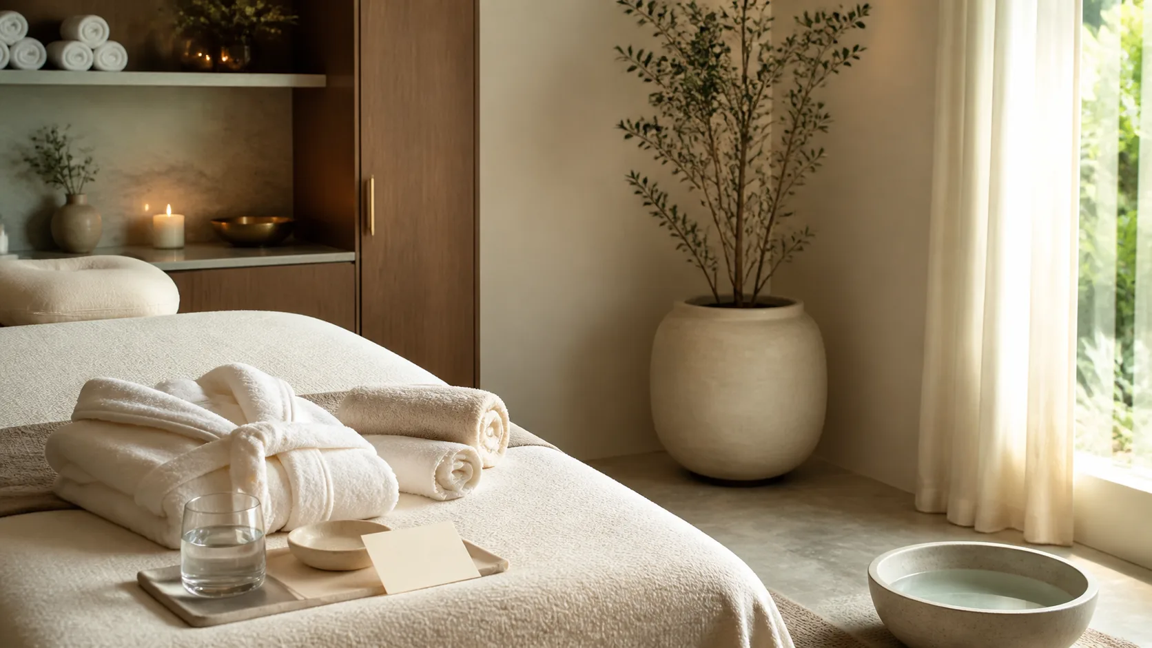 Special package treatment setting at Spa Chevy Chase
