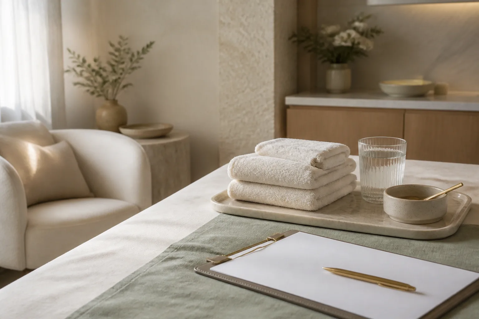 Special package service setting at Spa Chevy Chase