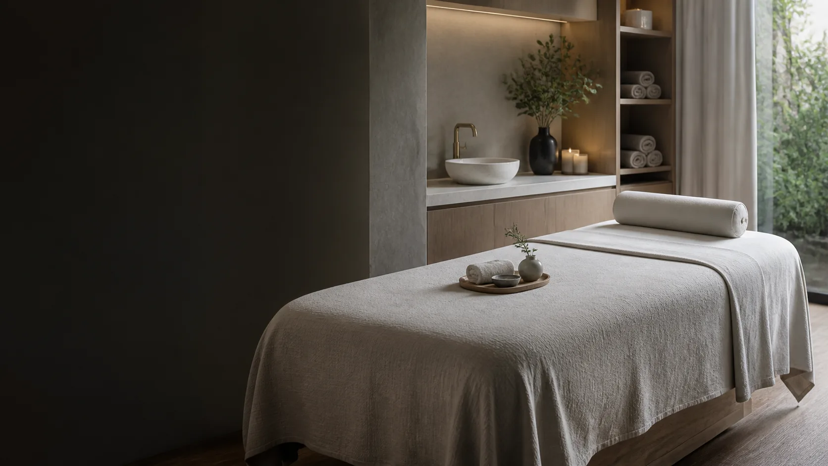 target massage add on treatment setting at Spa Chevy Chase