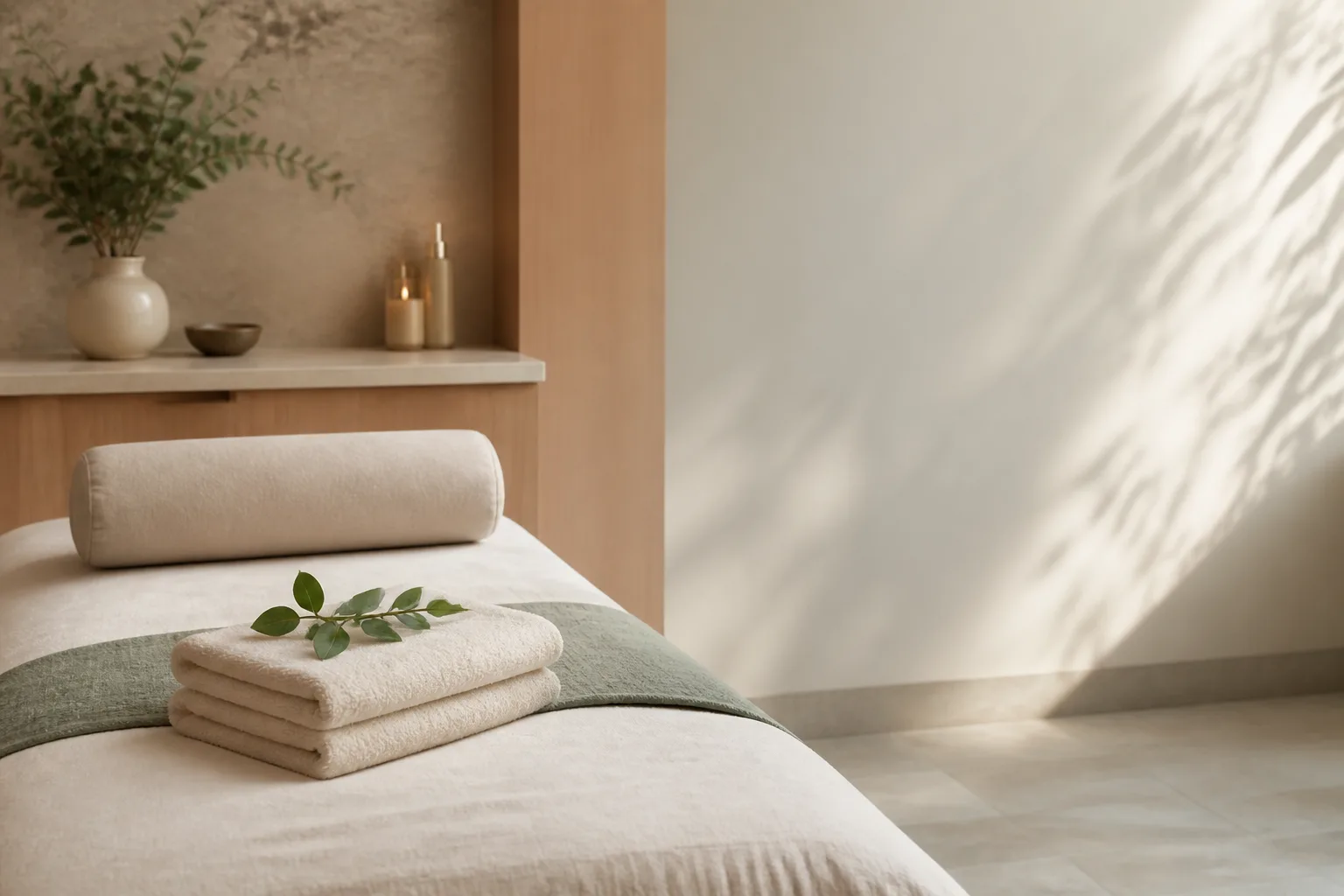 Target Therapeutic massage service setting at Spa Chevy Chase