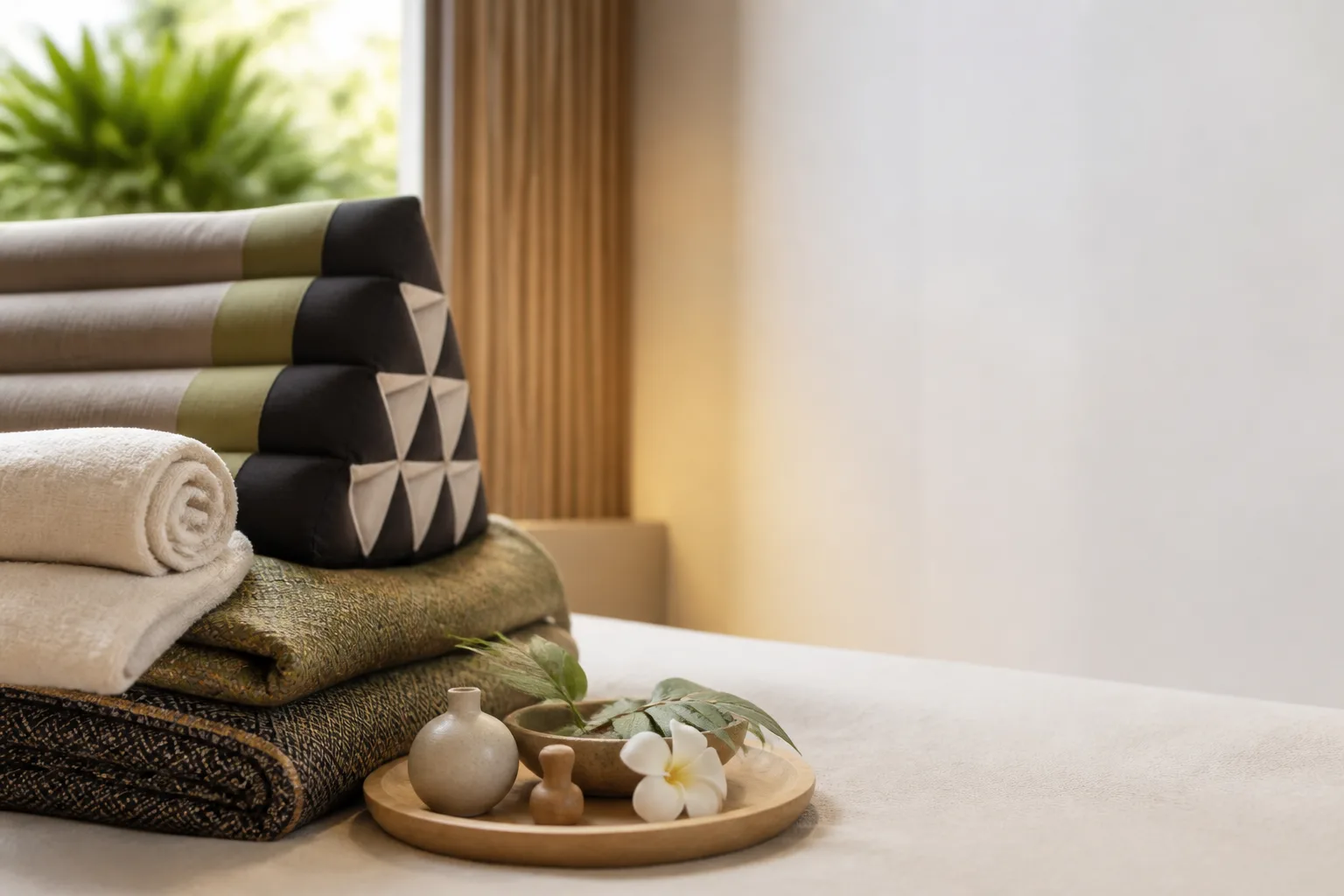 Thai massage service setting at Spa Chevy Chase
