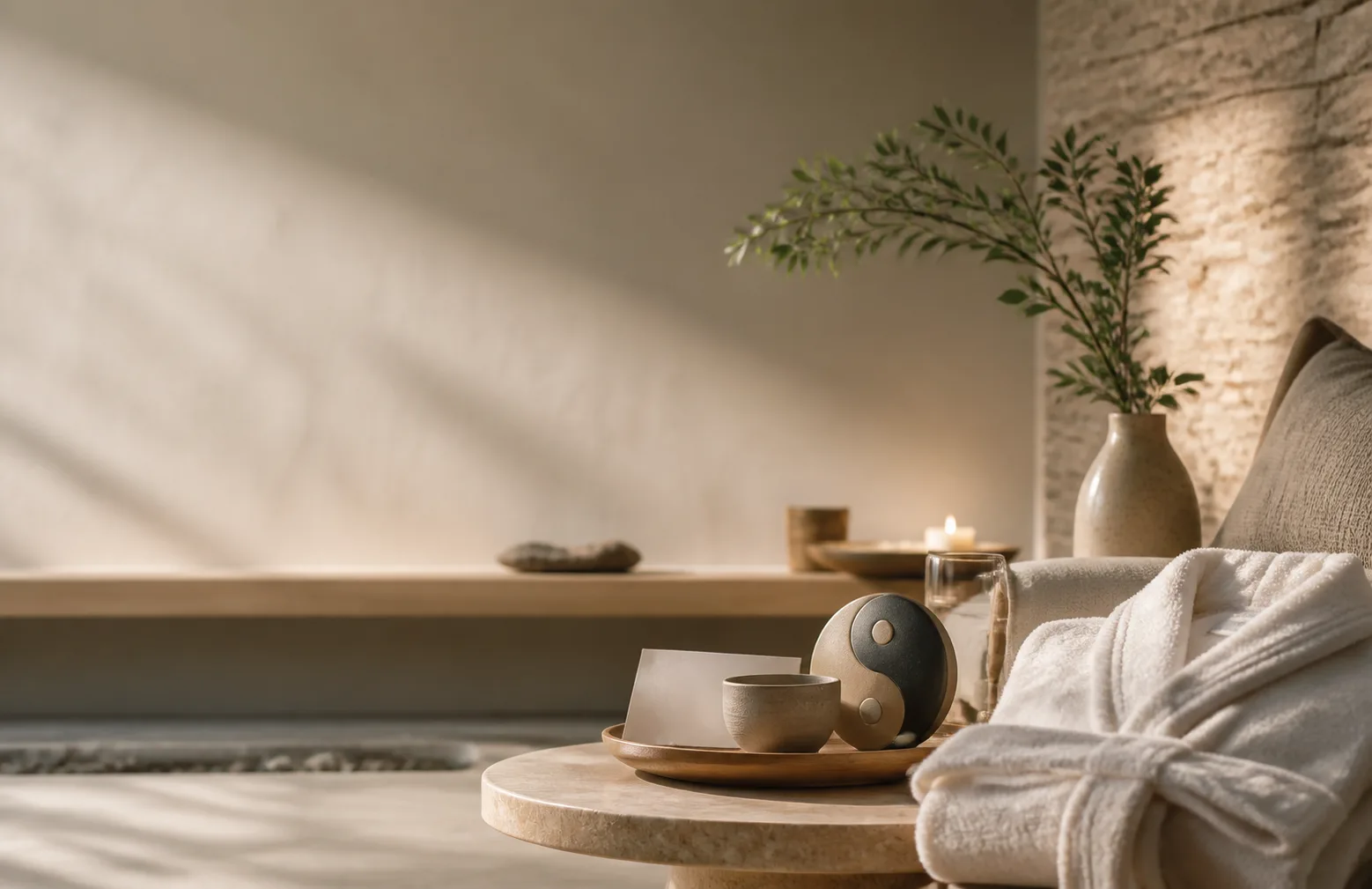 Thoughtful yingyang oil planning at Spa Chevy Chase