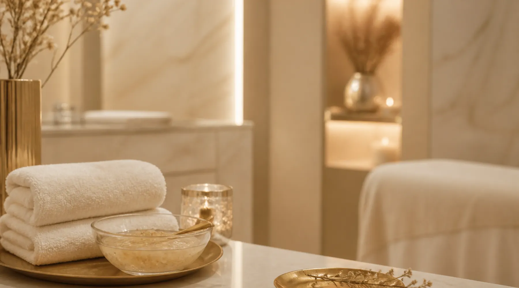 Luxury special spa package setting in Chevy Chase, Maryland