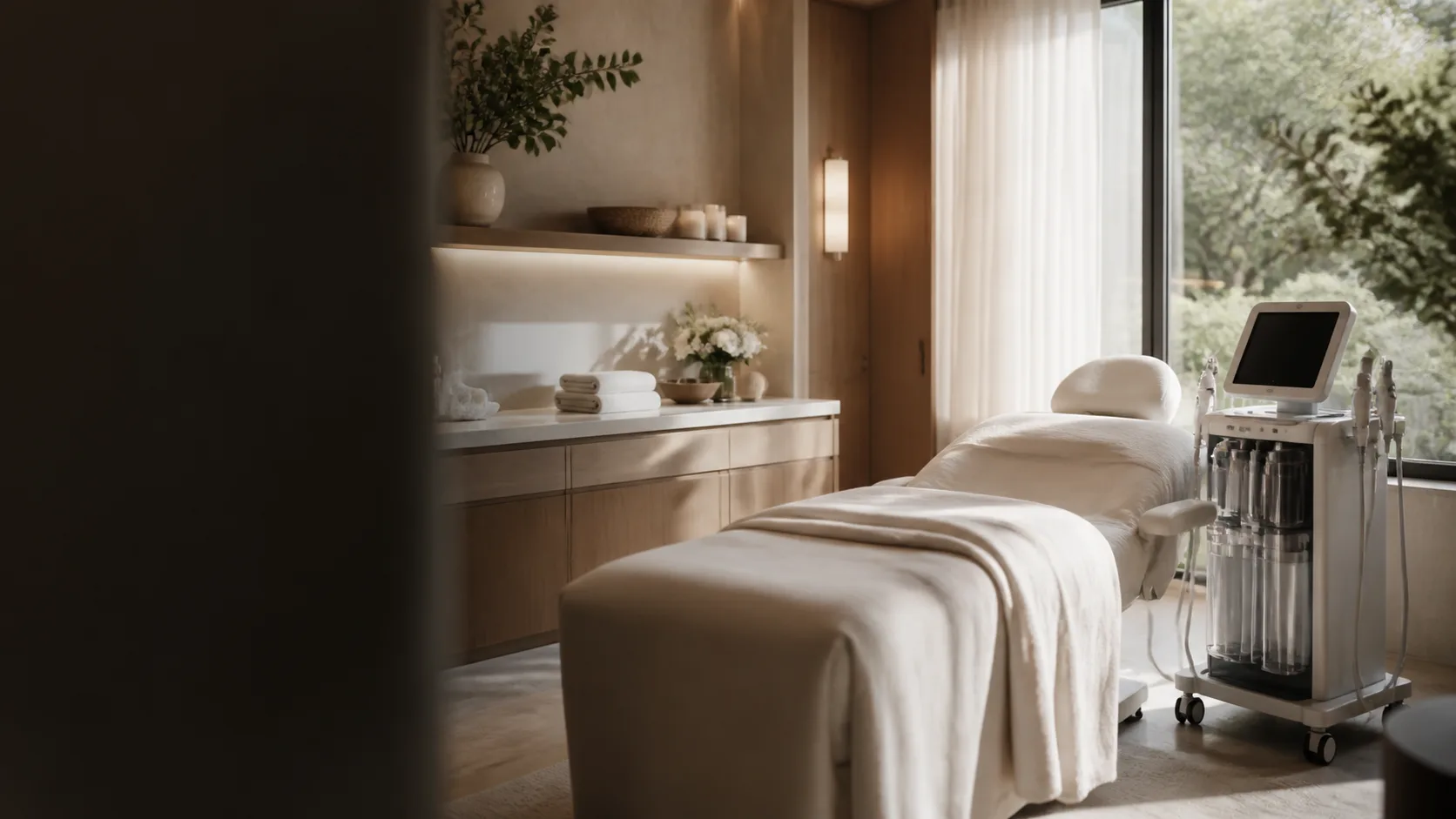 Spa Chevy Chase 的进阶 HydraFacial理疗环境